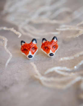 Earrings "Fox"